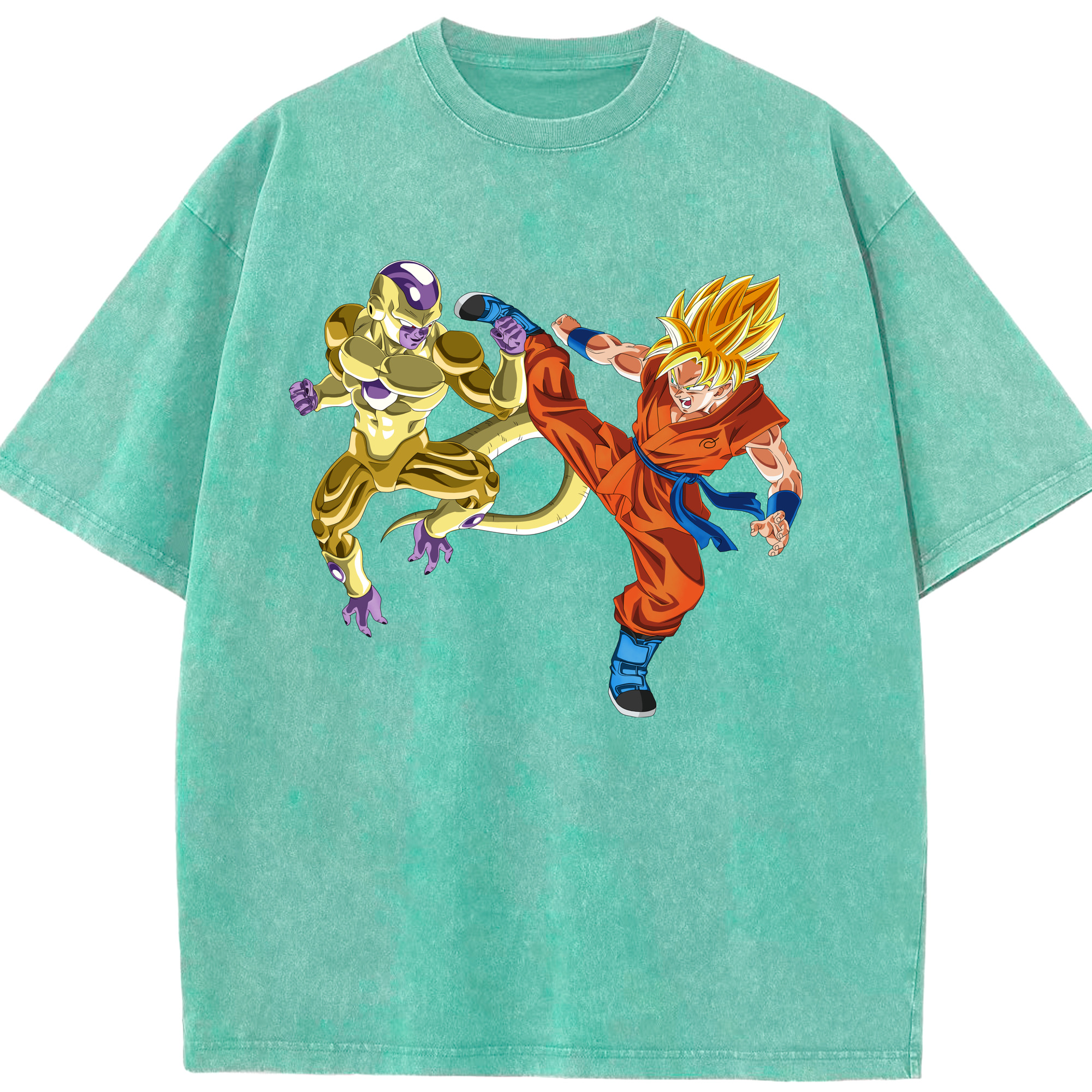 （画像用） ドラゴンボール DRAGON BALL 綿100% ヴィンテージ風 半袖Tシャツ（フロントプリント）